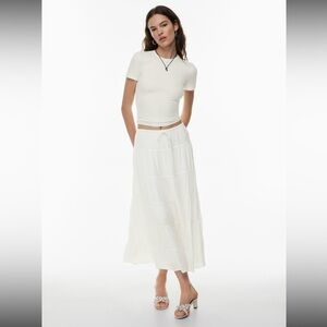 Aritzia Wilfred Bouqet Skirt - Light Birch